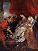 Thomyris,Rene des Scythes fait plonger la tete de Cyrus dans un vase rempli de sang, Peter Paul Rubens